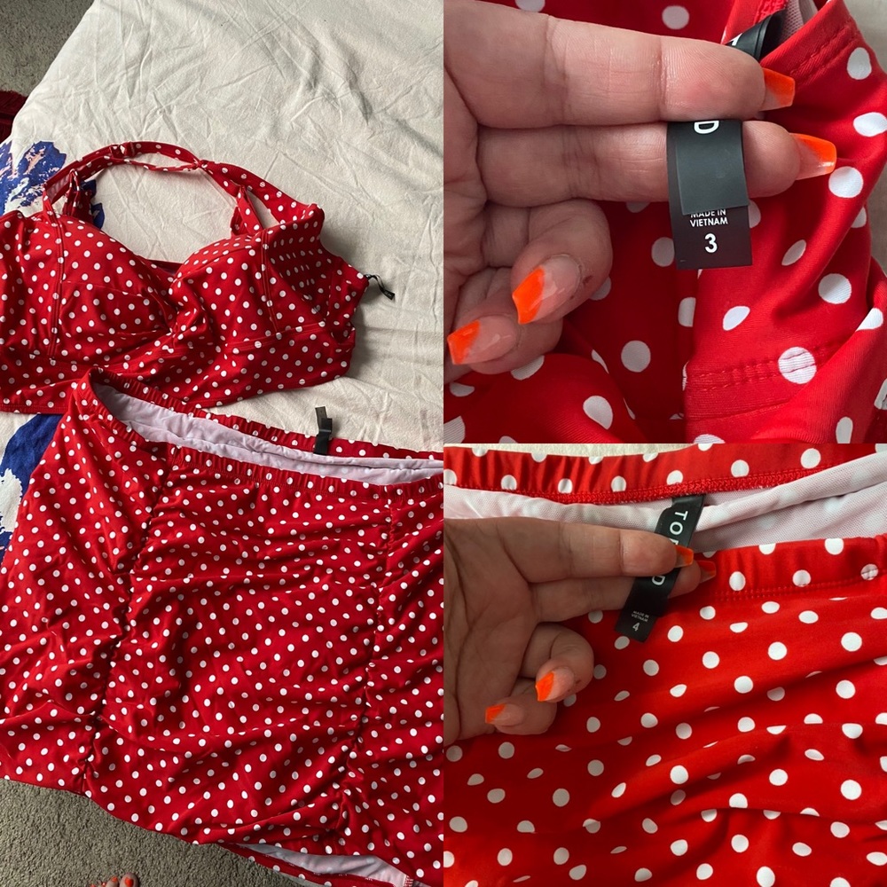 ‼️NWOT Torrid high waisted bathing suit top